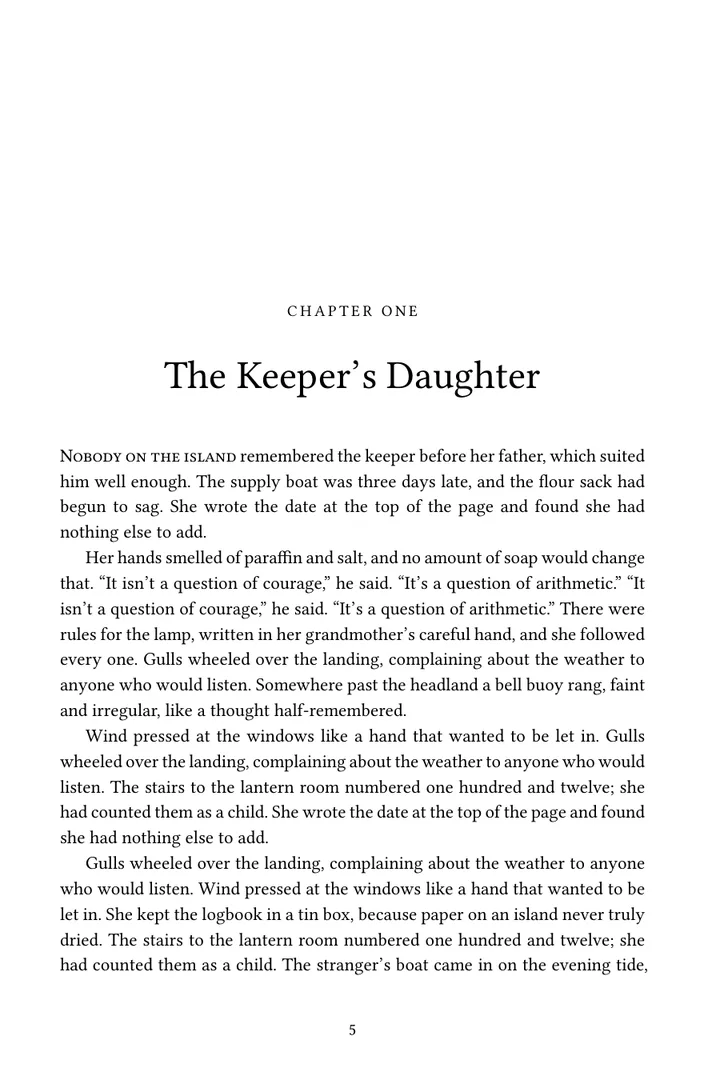 Classic style chapter opening